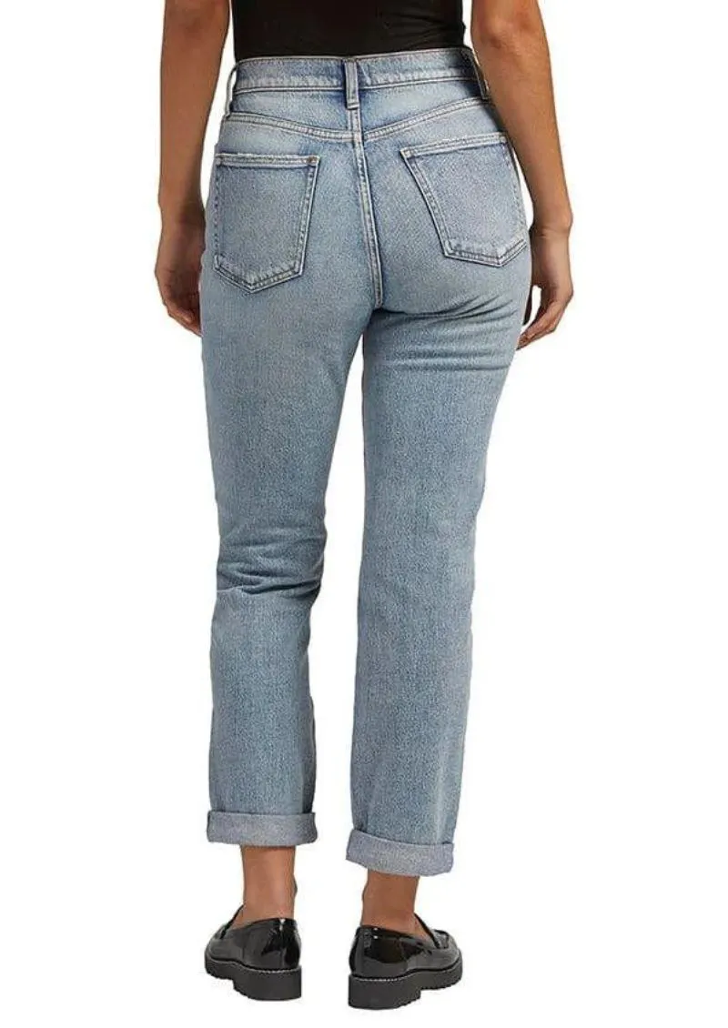 90's Boyfriend High Rise Straight Leg Jeans