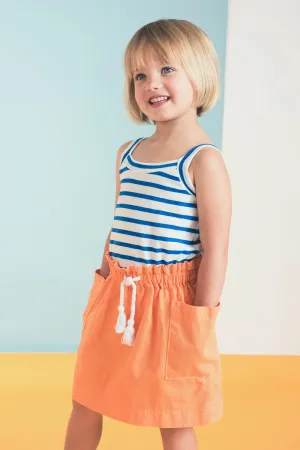 Anthem of the Ants Marina Girls Dress - Papaya (Size 2 left)