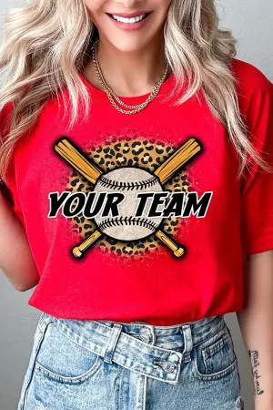 Batter Up Your Team Short Sleeve Relaxed Fit T-Shirt