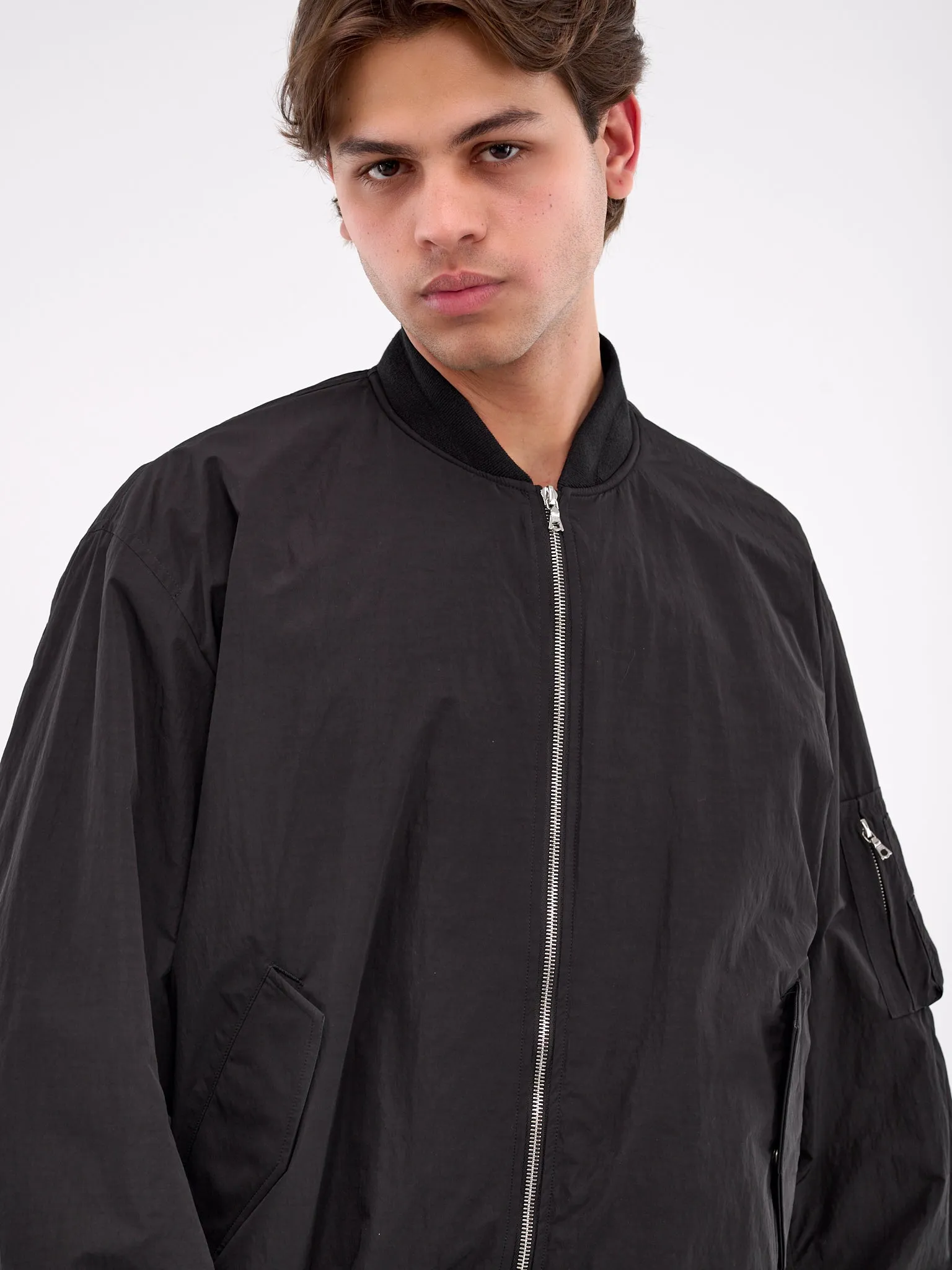 Bomber Jacket (ST-1057-BLACK)