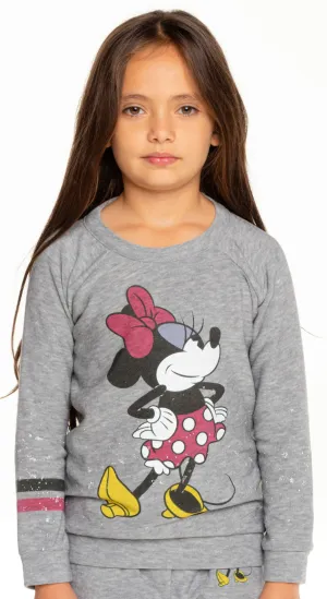 Chaser Disney Minnie Mouse - Minnie Bow Sweatshirt