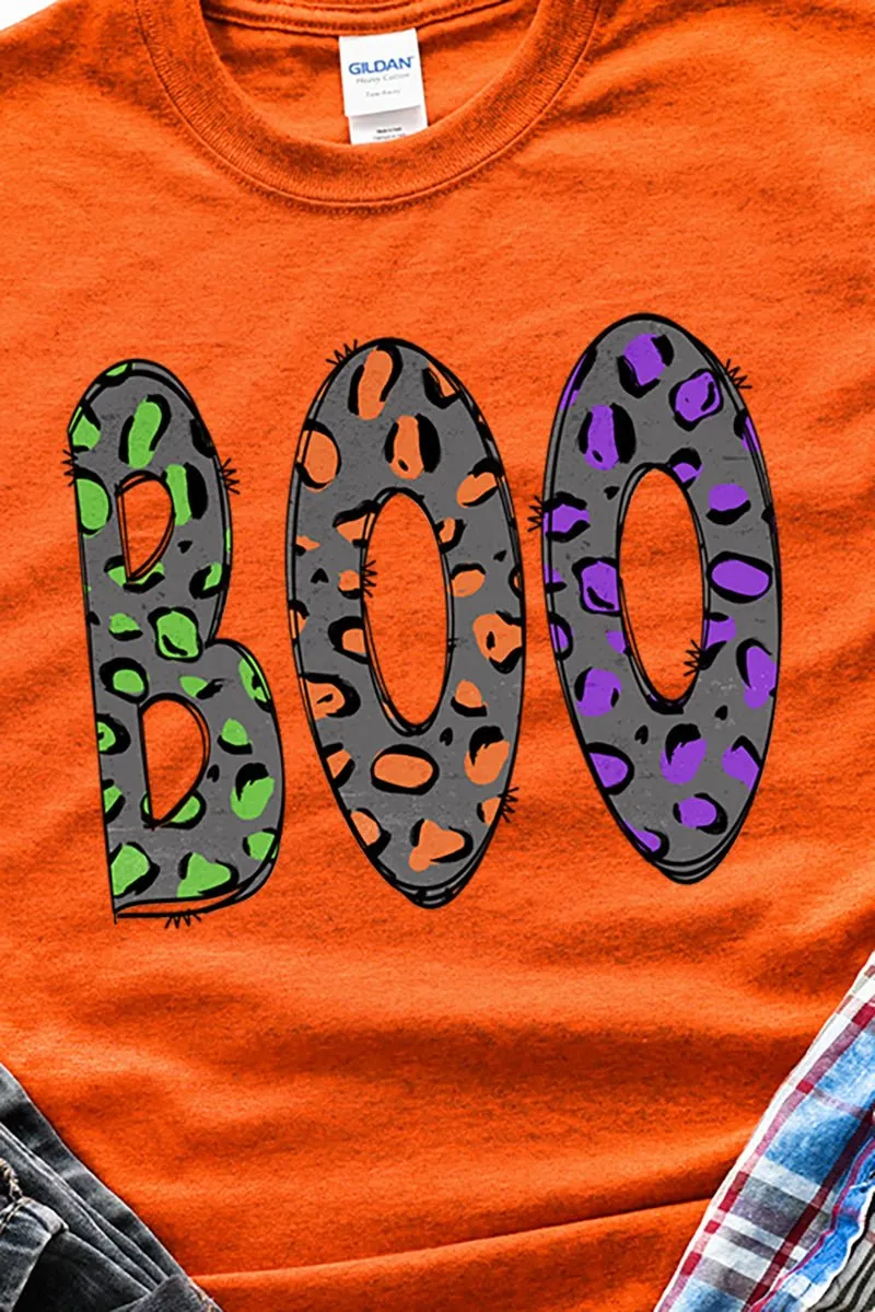 Colorful Boo Short Sleeve Relaxed Fit T-Shirt