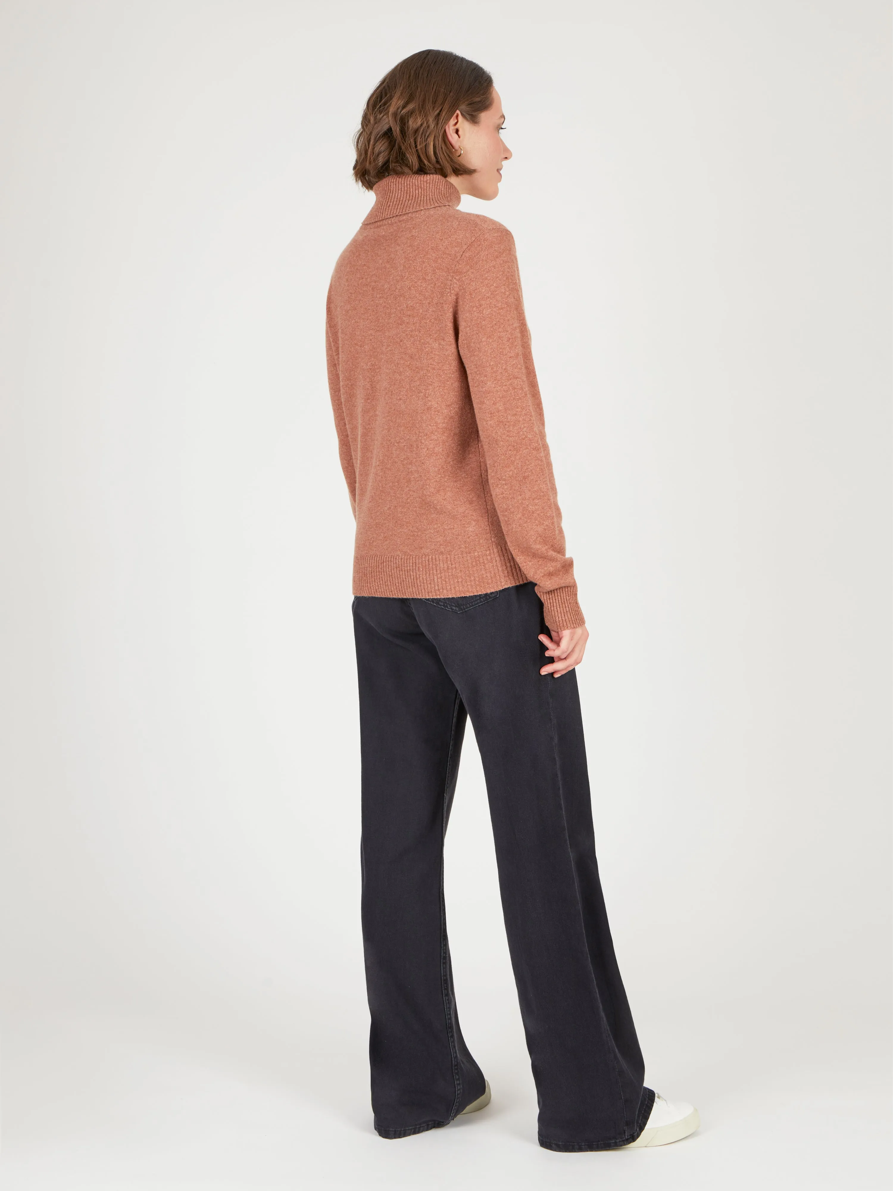 Core Standard 100% Cashmere Roll Neck Jumper