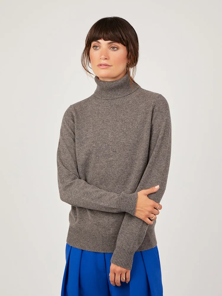 Core Standard 100% Cashmere Roll Neck Jumper