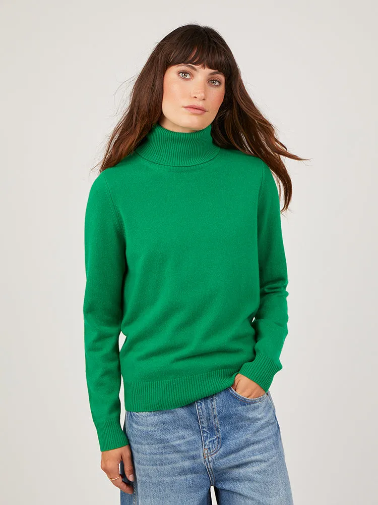 Core Standard 100% Cashmere Roll Neck Jumper