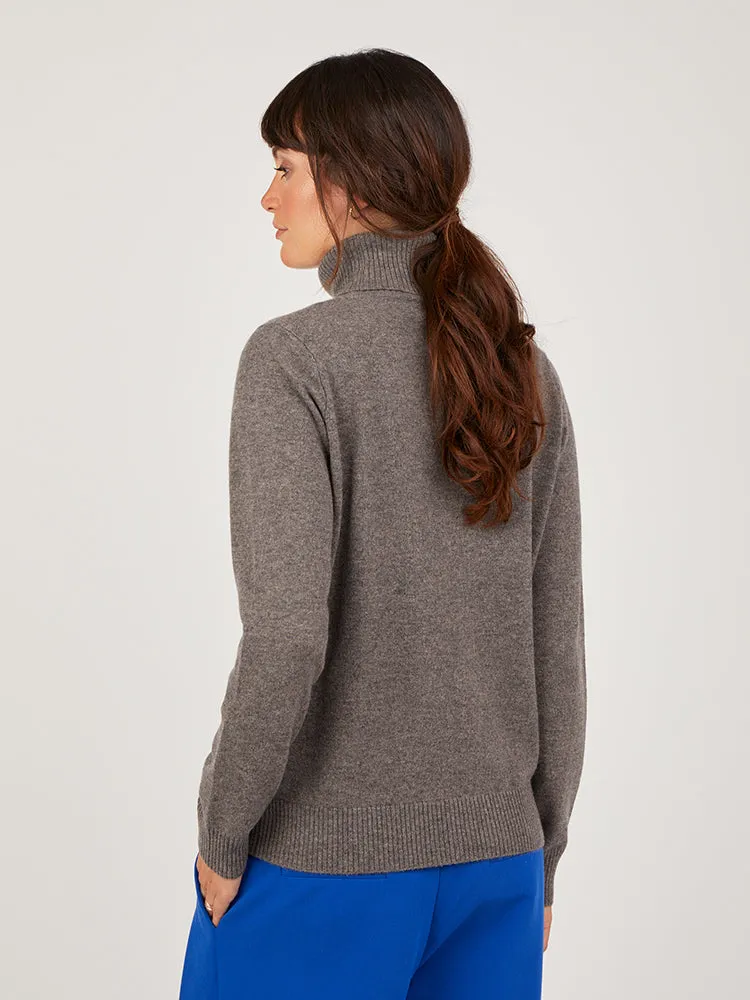 Core Standard 100% Cashmere Roll Neck Jumper