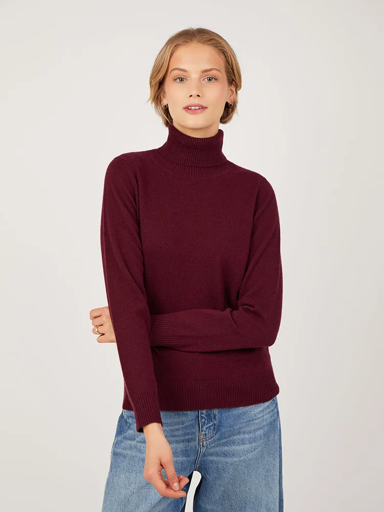 Core Standard 100% Cashmere Roll Neck Jumper