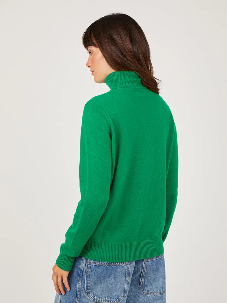 Core Standard 100% Cashmere Roll Neck Jumper