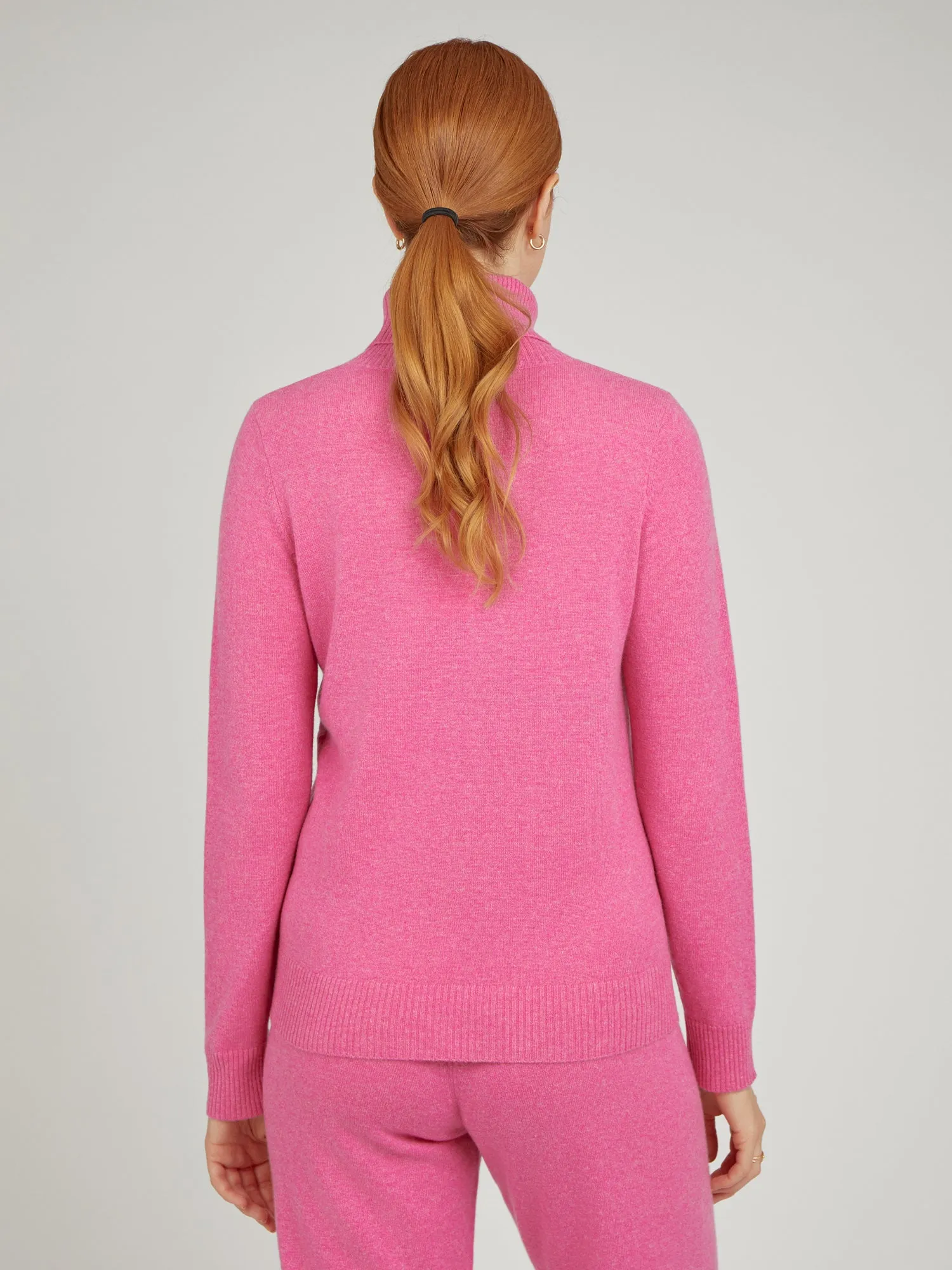 Core Standard 100% Cashmere Roll Neck Jumper