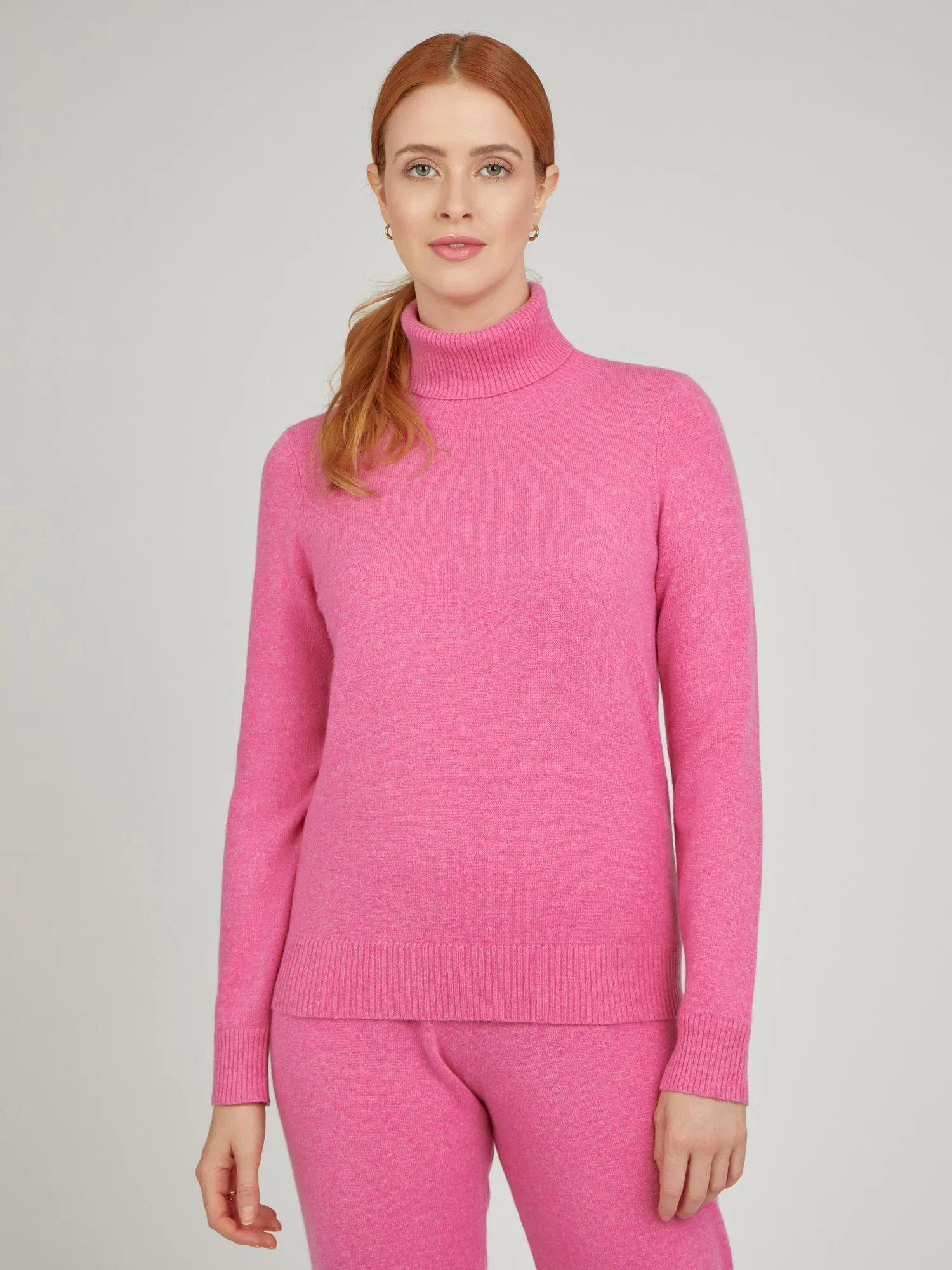 Core Standard 100% Cashmere Roll Neck Jumper