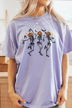 Dancing Pumpkins Short Sleeve Relaxed Fit T-Shirt