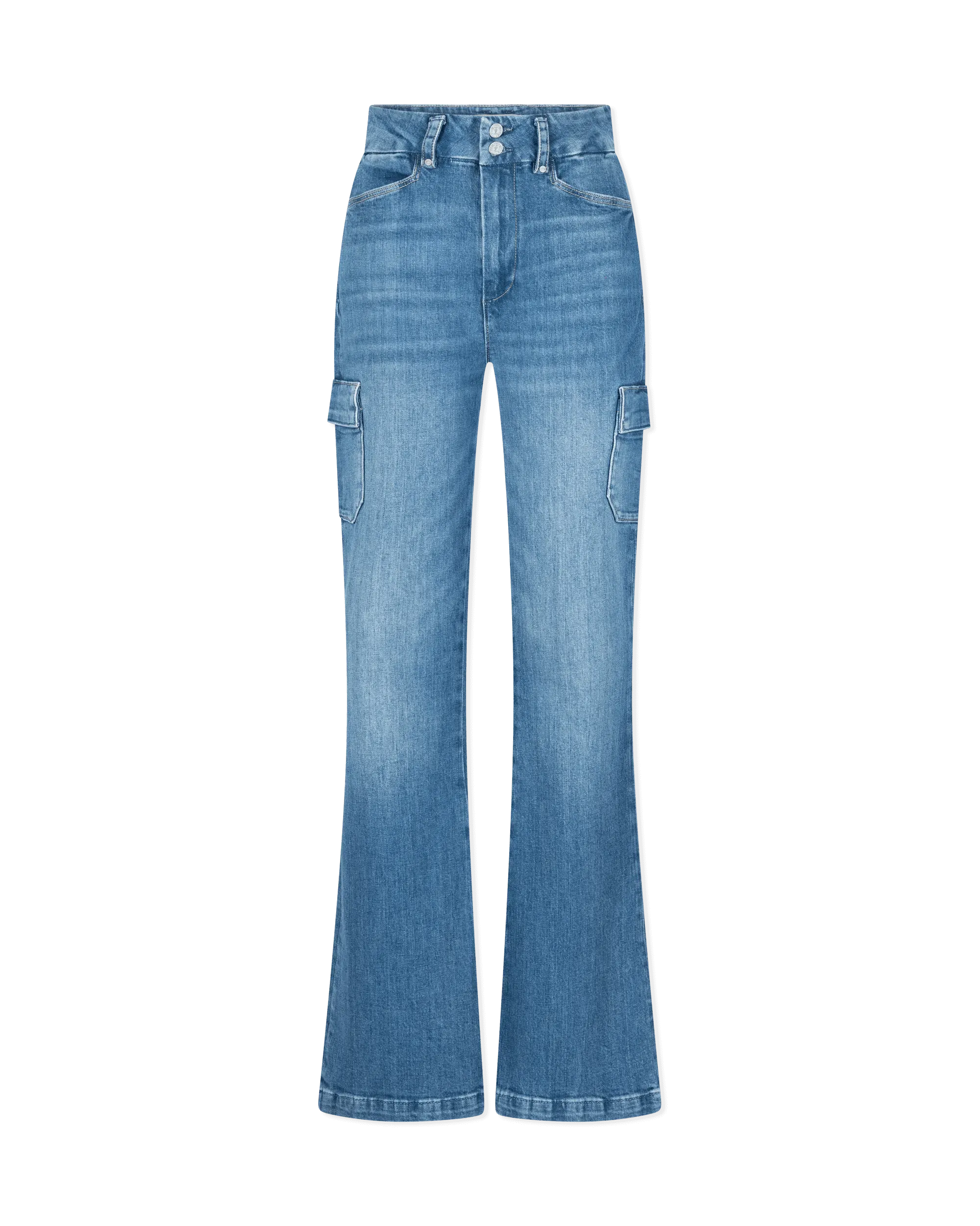 Dion 32" Cargo Flare Jeans