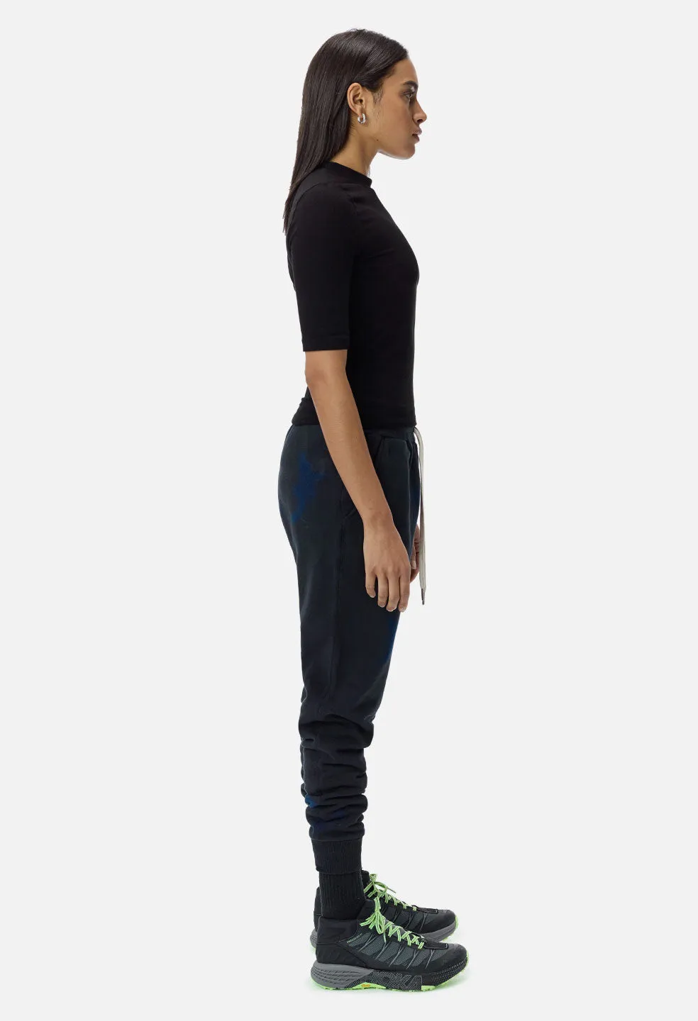 Double Dye Dakota Slim Sweatpants / Indigo x Black