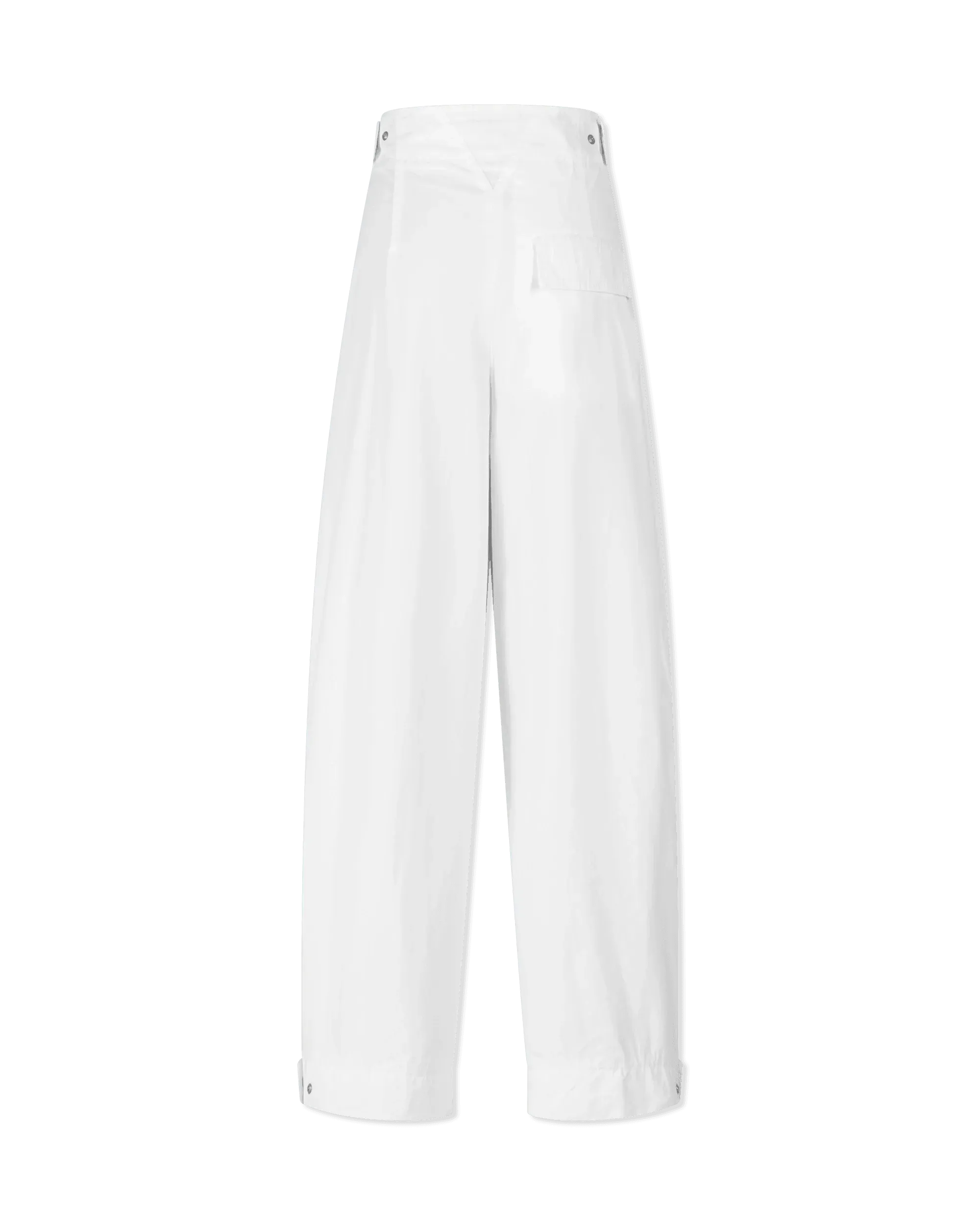 Double Pleated Cotton Pants