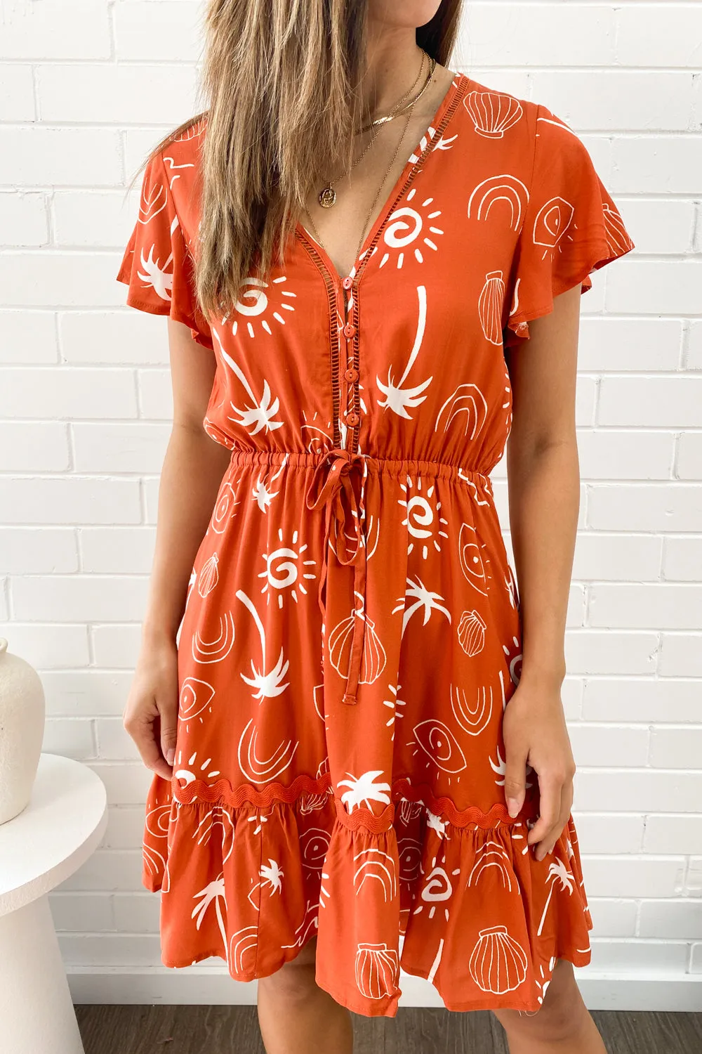 Erin Print Dress