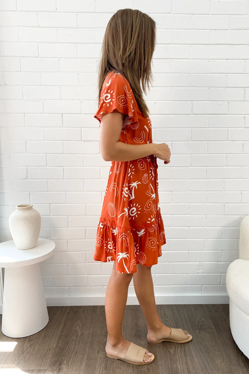 Erin Print Dress