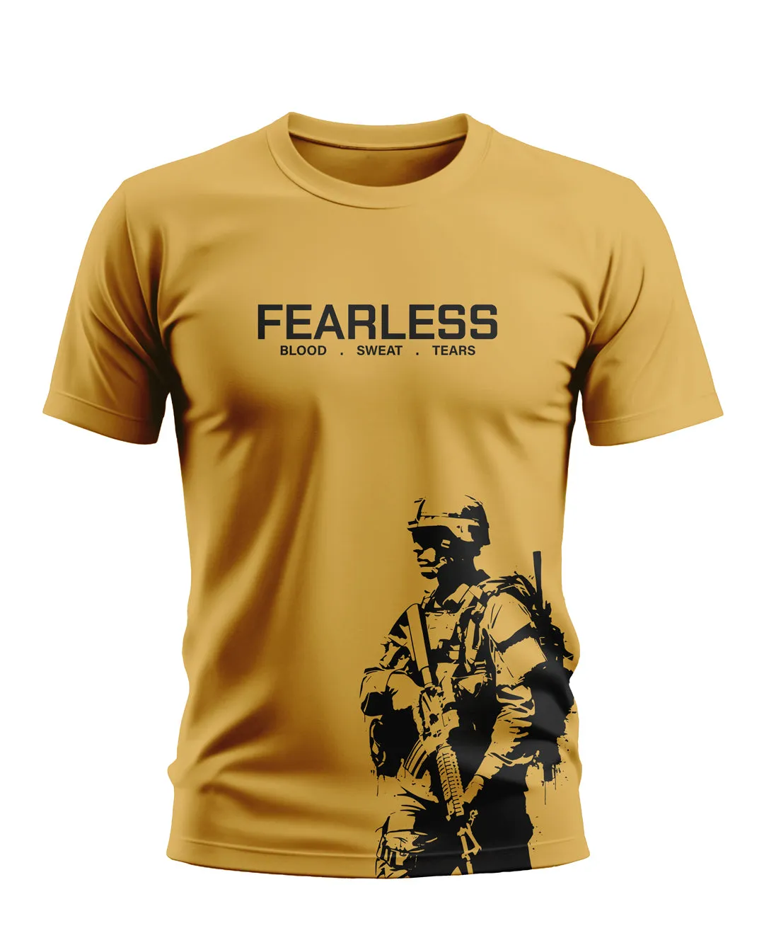 Fearless Soldier Soft Cotton T-shirt