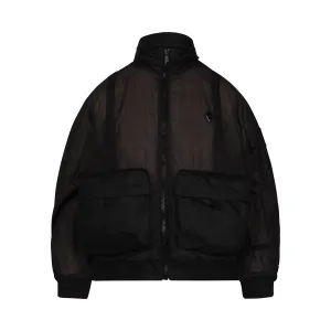 Filament Bomber Jacket in Black