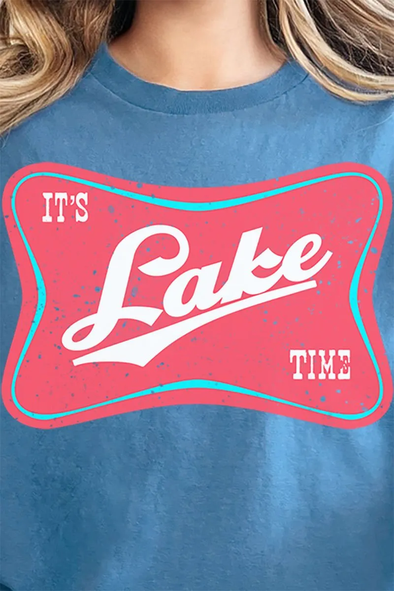 It's Lake Time Short Sleeve Relaxed Fit T-Shirt