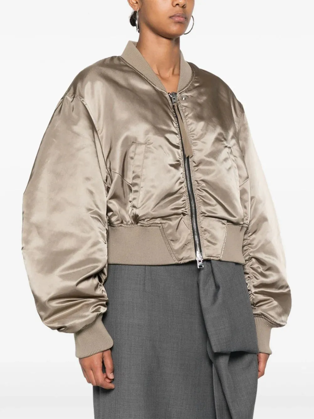 Jett Bomber Jacket in Sage