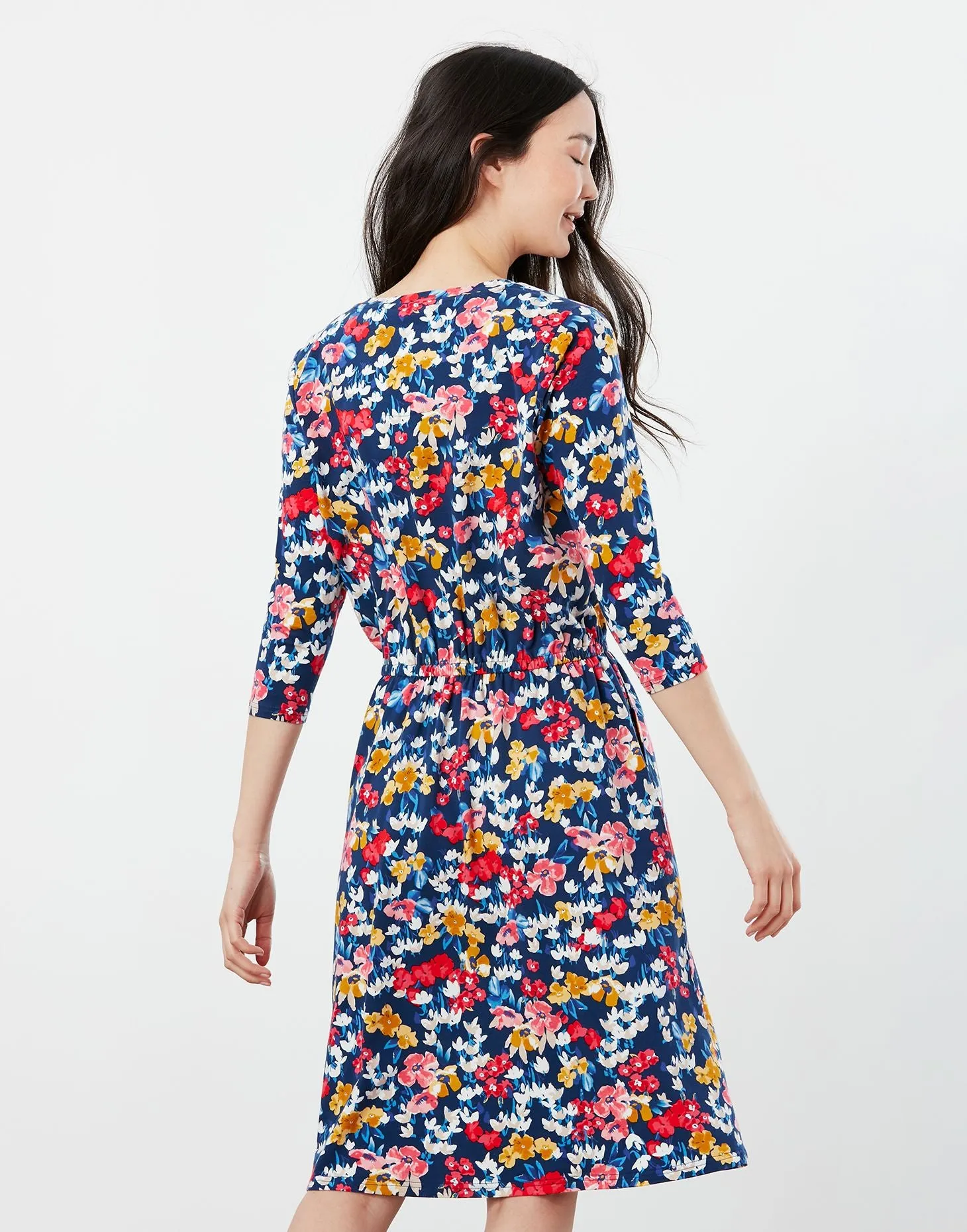 Joules Jade Print Easy Jersey Dress