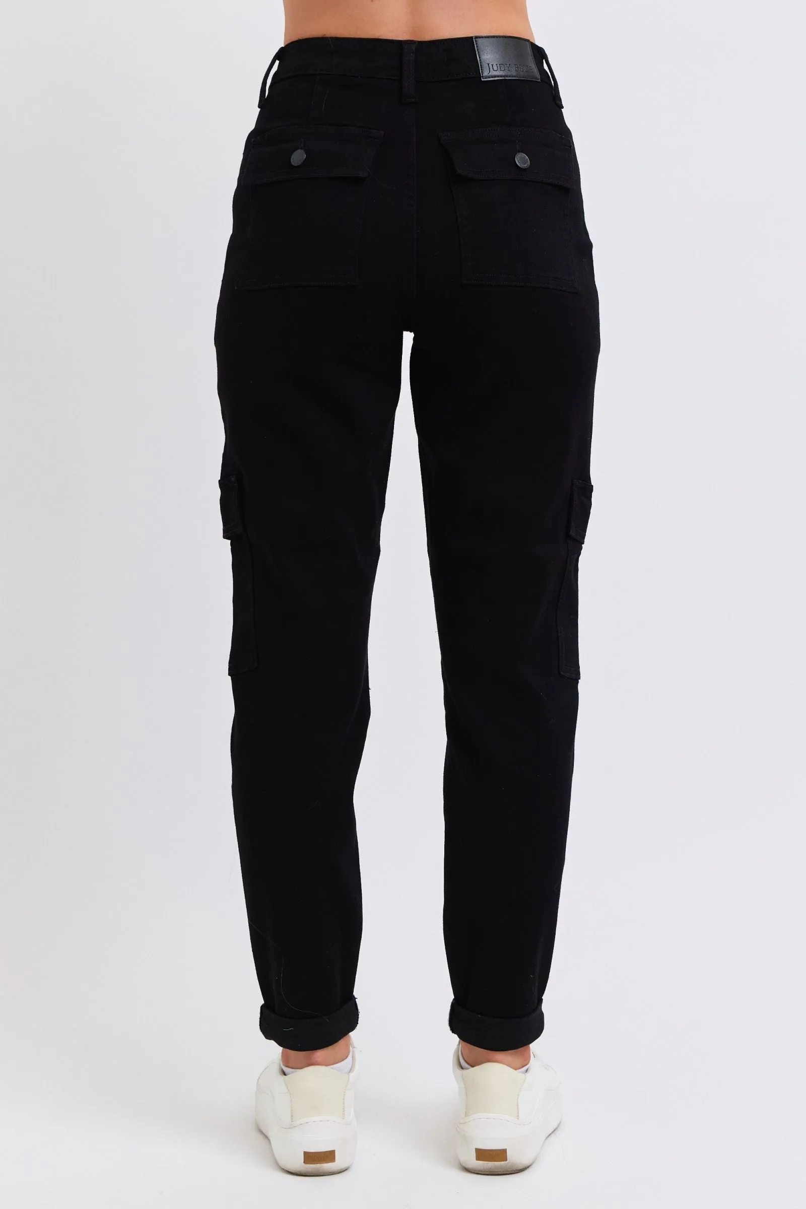 Judy Blue Reg/Plus High Waist Black Cargo Joggers