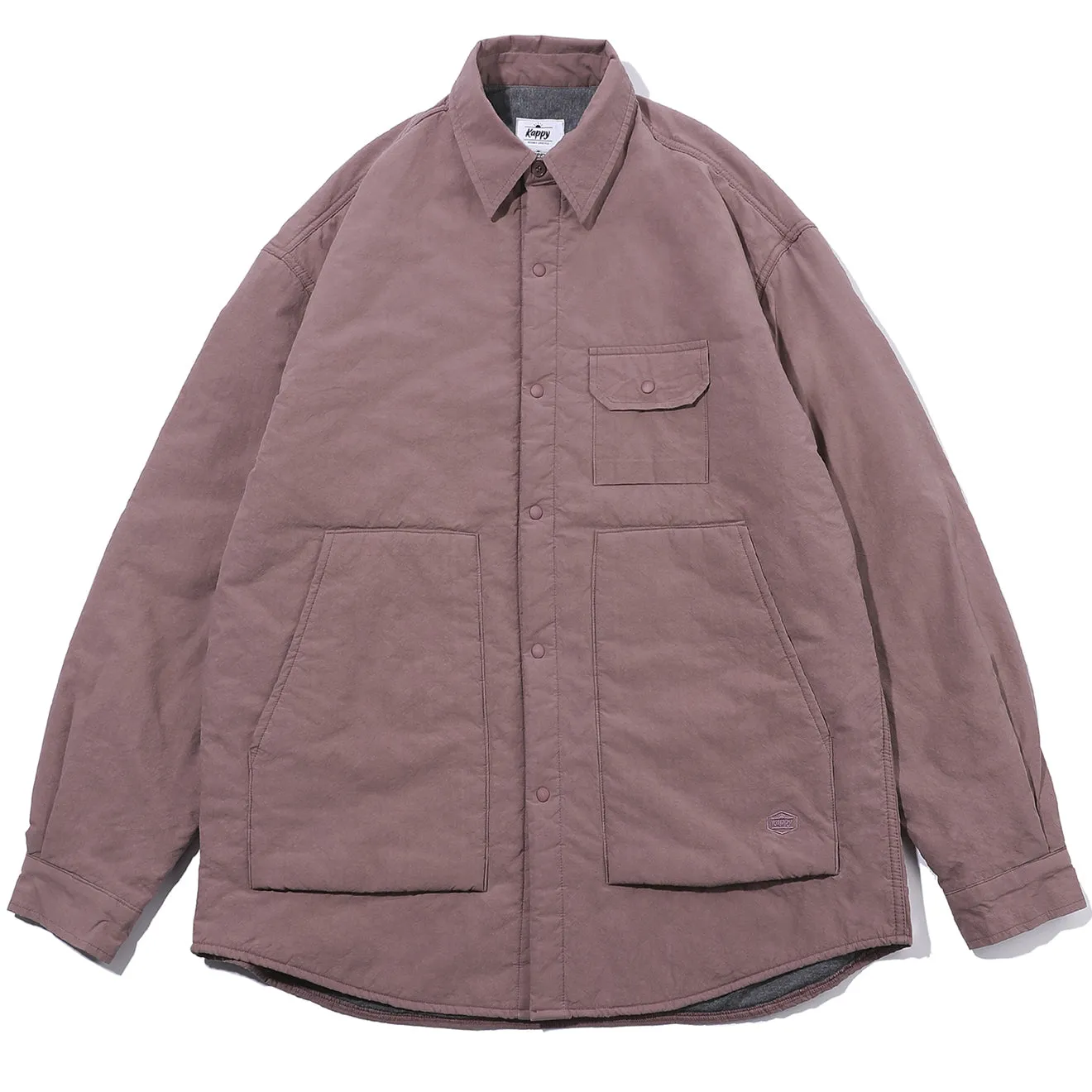 Kappy Padding Shirt Jacket Red Bean