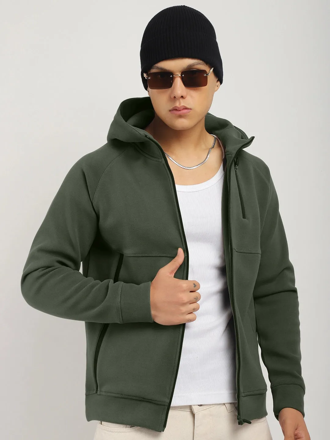 London Wayfarer Green Hoodie