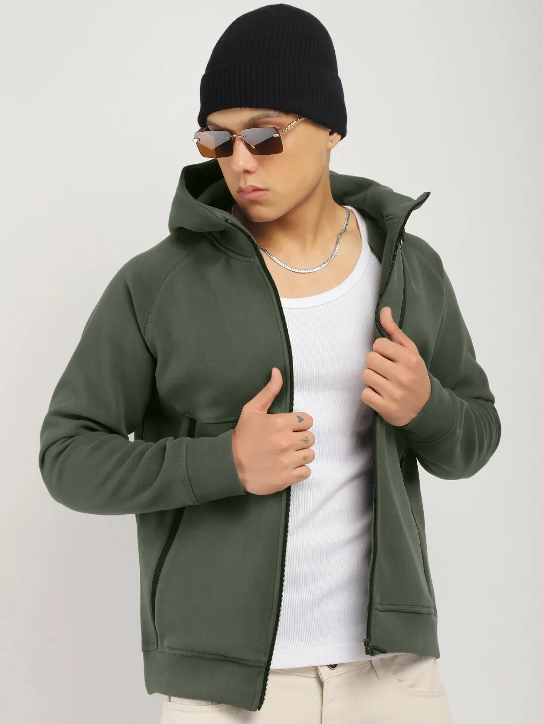 London Wayfarer Green Hoodie