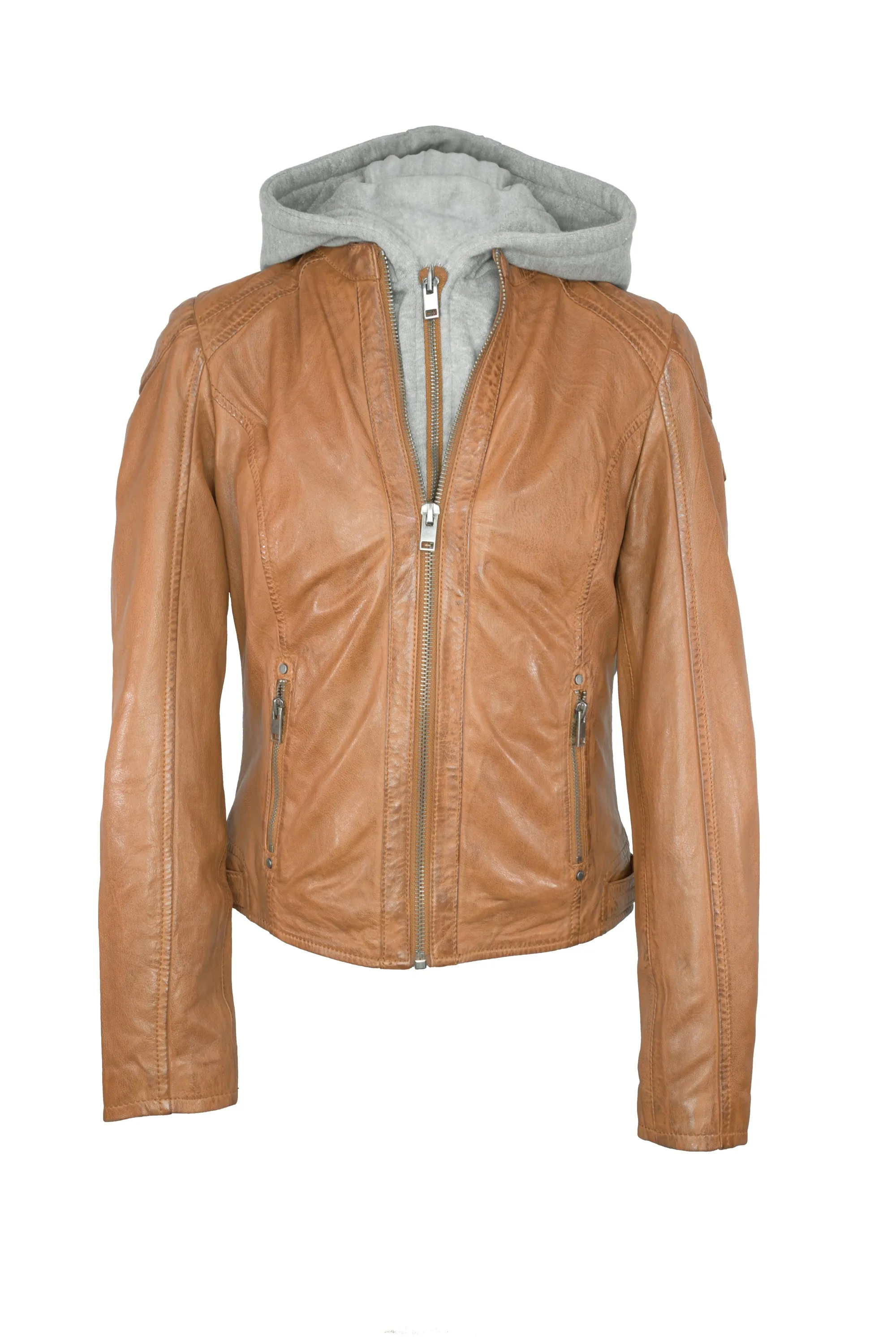 Mauritius Allice Ladies Leather Jacket Cognac