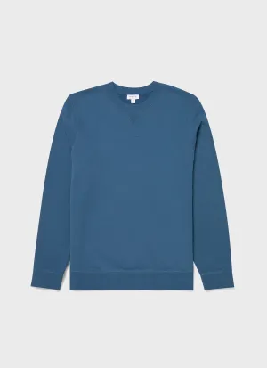 Men's Loopback Sweatshirt in Steel Blue