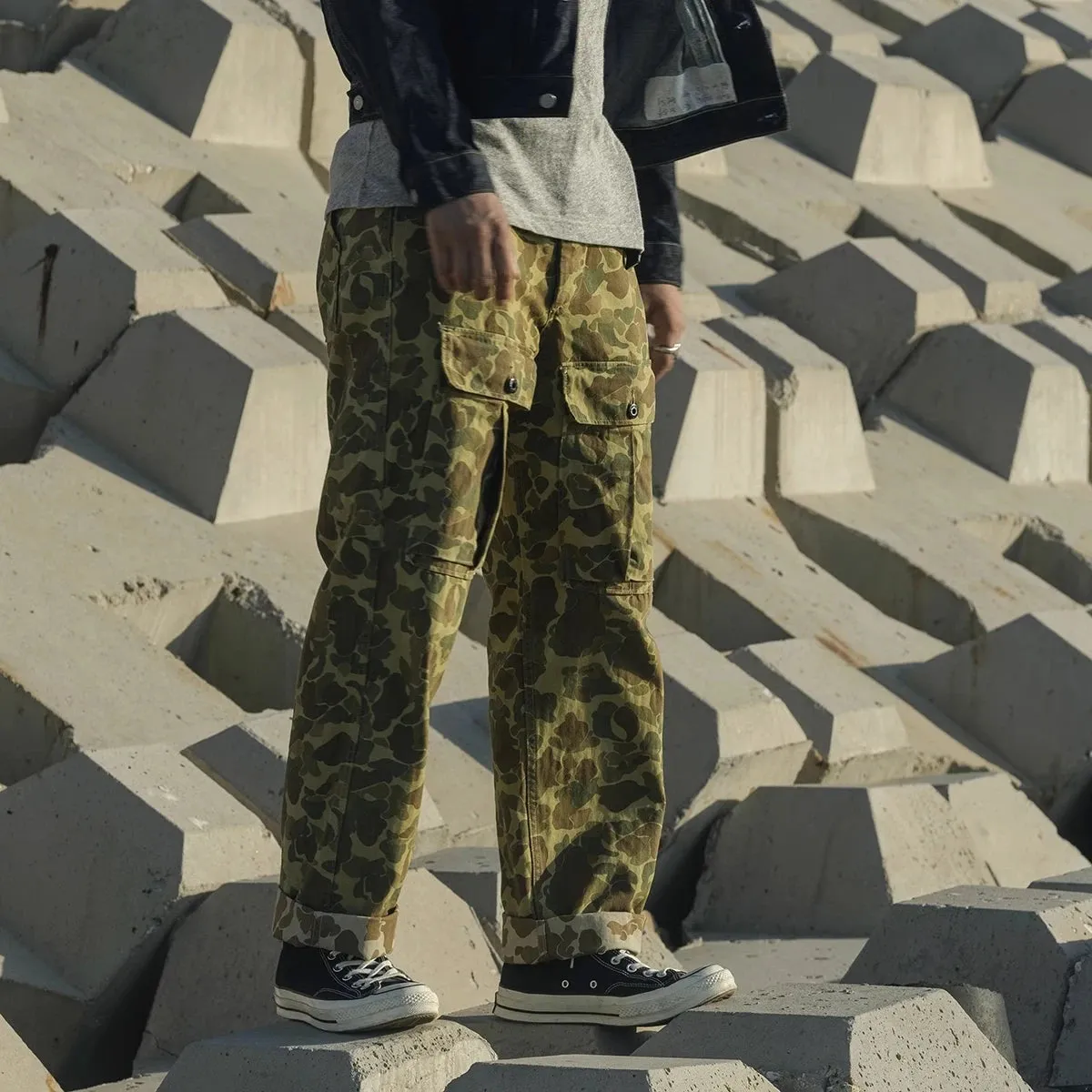 Modified Army M-43 Frog Skin Camo Cargo Pants