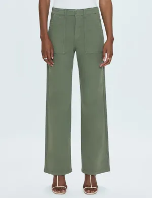 Nicole Wide Leg Pant, Soft Olive