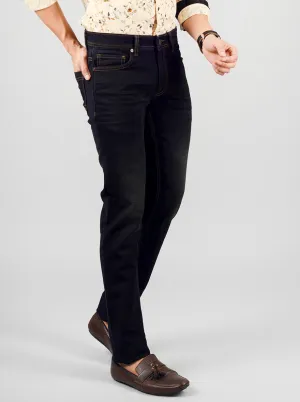 Phantom Black Solid Slim Fit Jeans | JadeBlue