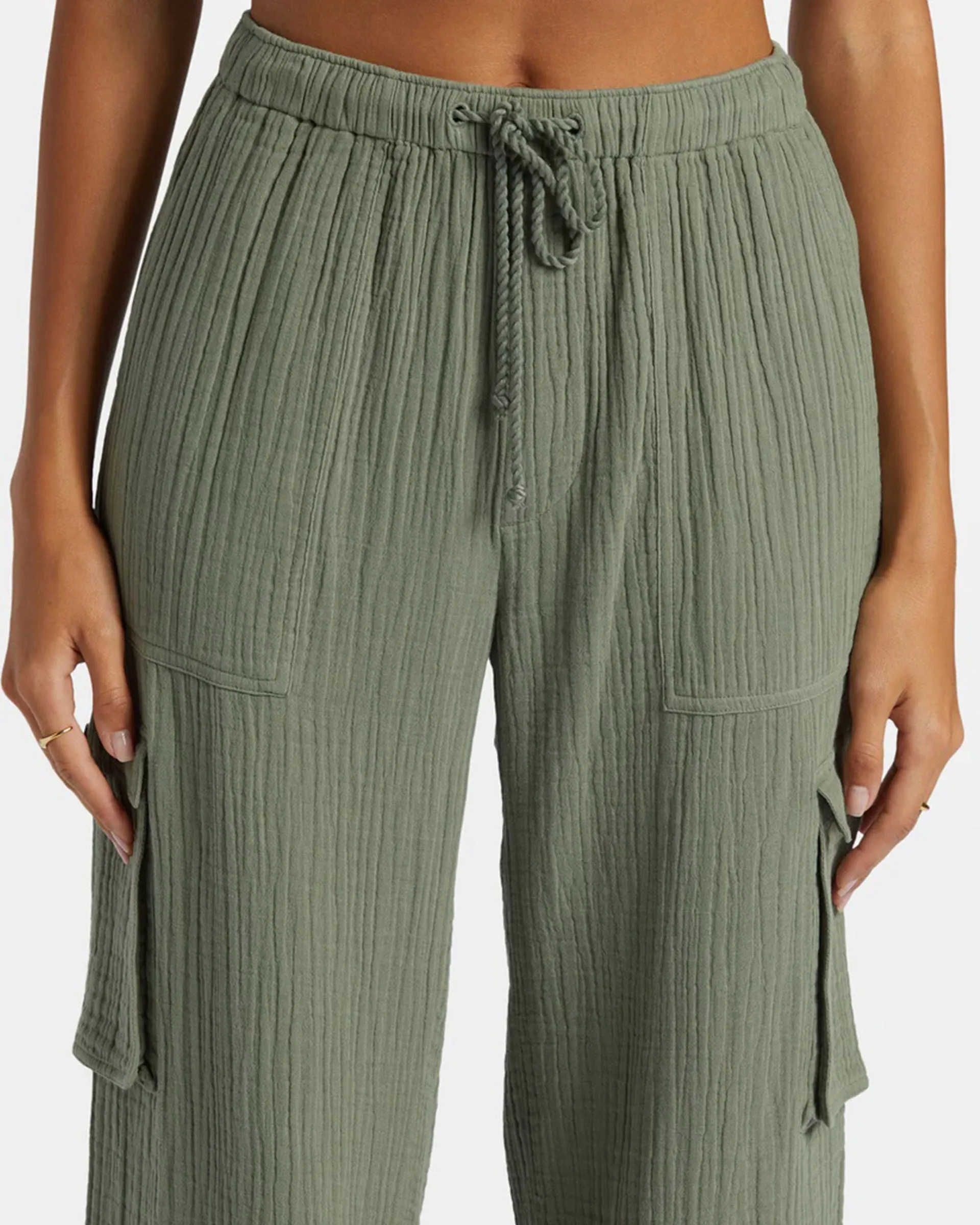 Precious High Waist Cargo Pants