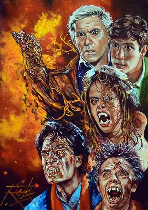 Rick Melton - Fright Night - Classic Horror - Art Print