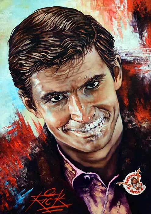 Rick Melton - Norman Bates - Classic Horror - Art Print