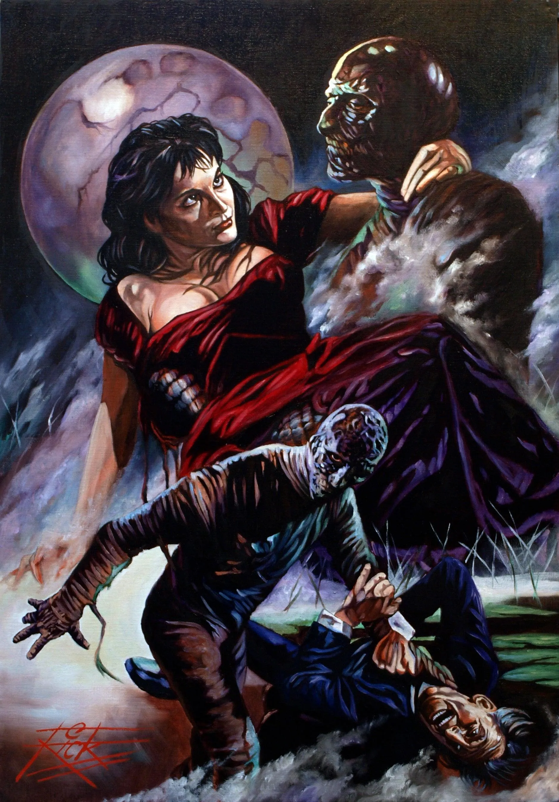 Rick Melton - The Mummy Classic - Art Print