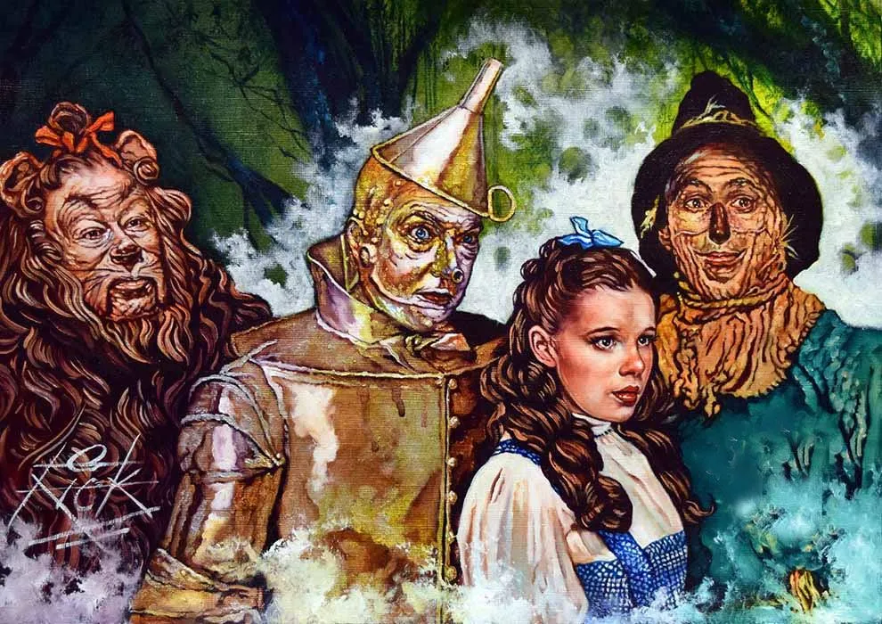 Rick Melton - The Wizard Of Oz - Classic Horror - Art Print