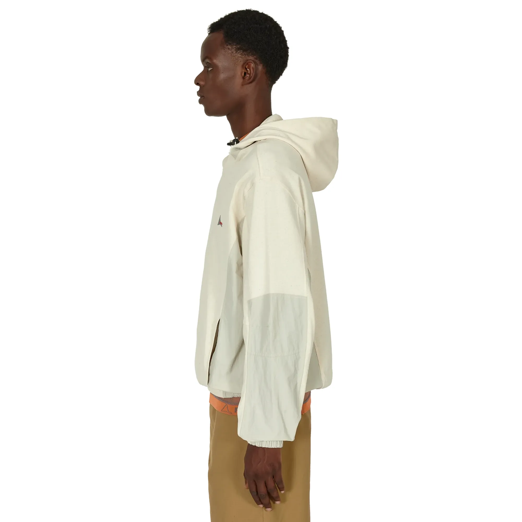 ROA Paneled Hoodie Ecru