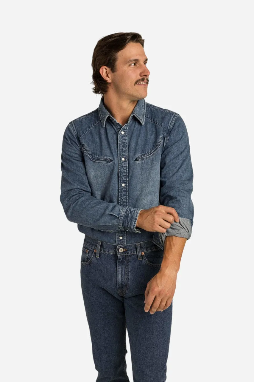 Sendero Provisions The Yoakam Button Up Long Sleeve Denim Shirt