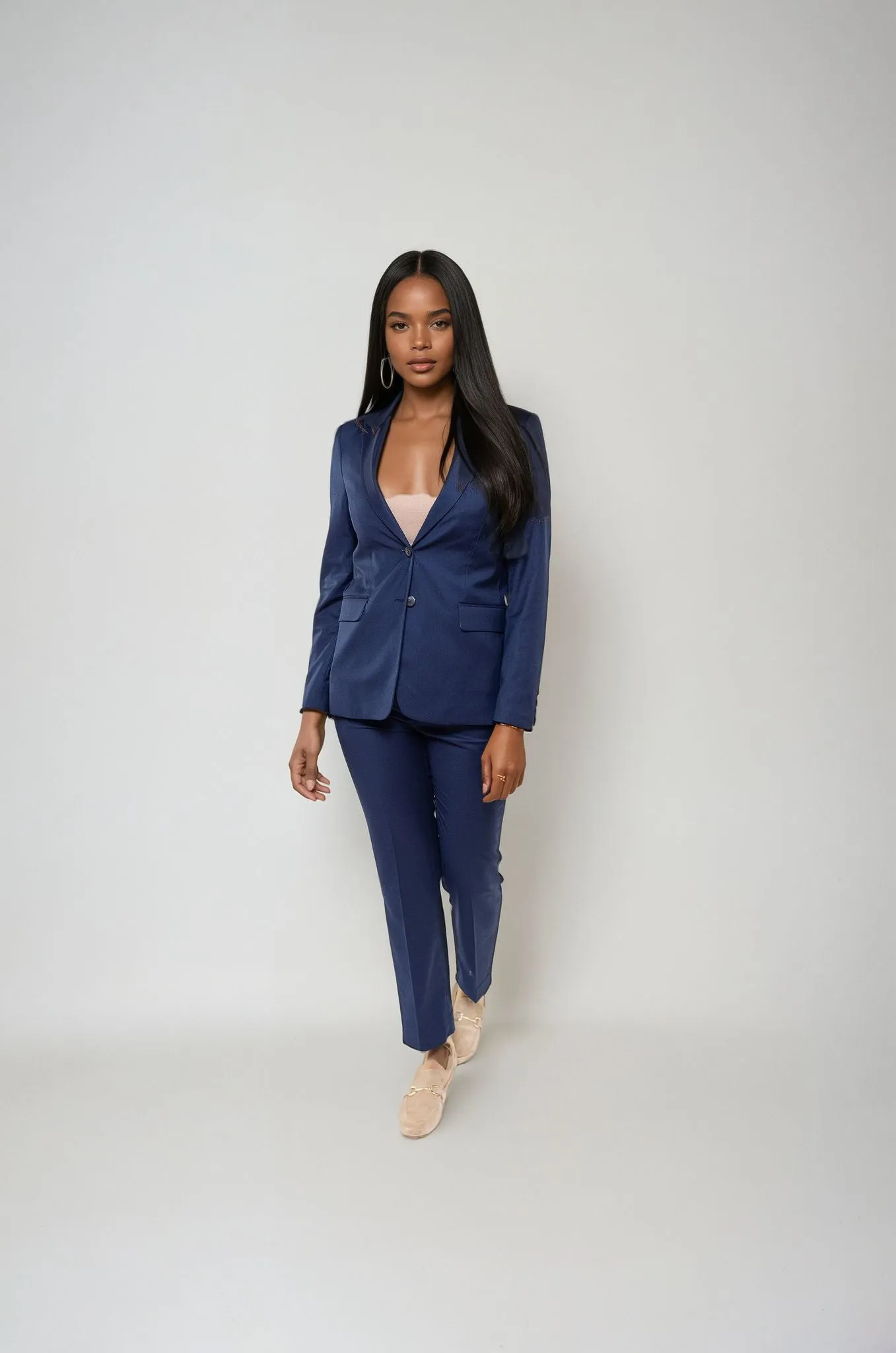 Women's Navy Suit Separates Jacket