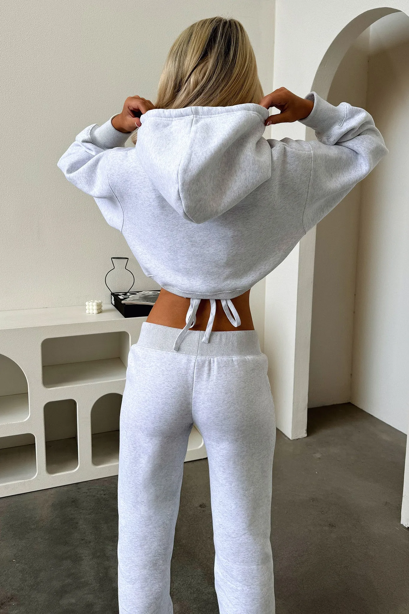 Zaina Low Rise Sweatpants - Grey