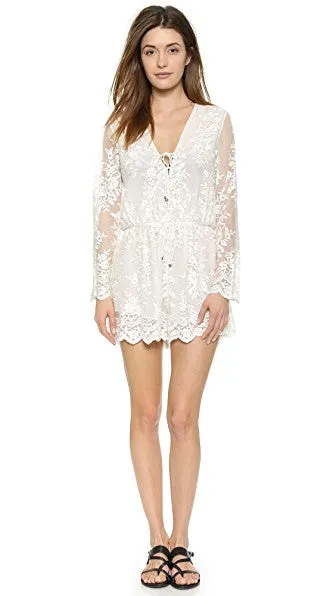 Zimmermann Essence Silk Veil Playsuit (For Hire)