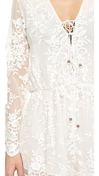 Zimmermann Essence Silk Veil Playsuit (For Hire)