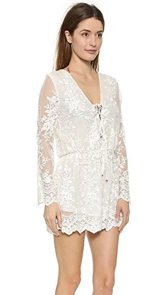 Zimmermann Essence Silk Veil Playsuit (For Hire)